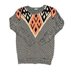Urban Outfitters Ecote Knitted Pattern Embellished Sweater Women's Small (S)